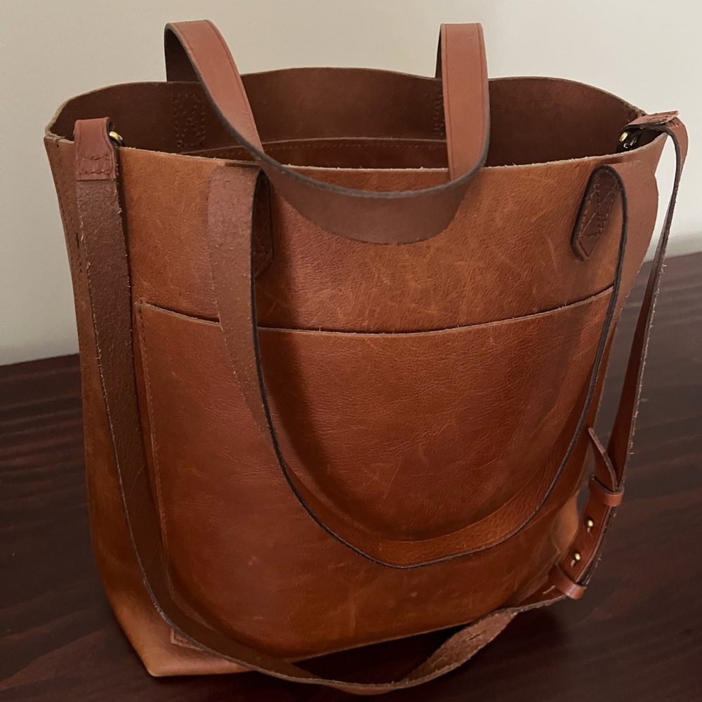 Madewell medium leather transport tote - Picture 3 of 10